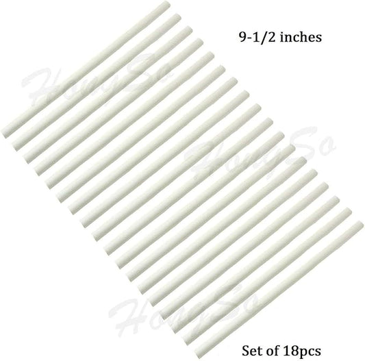 Hongso 9.5" Long Grill Ceramic Rods Replacement for DCS Grill 30 36 48 Inch Gas Grills (bga/Bgb/Bgc Series) CR123-18 18-Pack