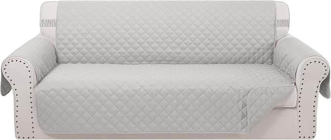 Reversible Oversized Sofa Covers, XL Sofa, Light Grey/Light Grey