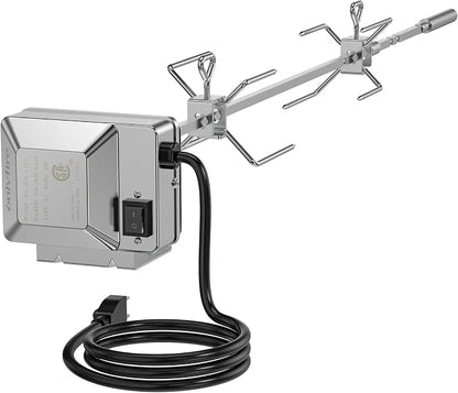onlyfire Stainless Steel Grill Rotisserie Kit for Weber Genesis Grills | For Weber Genesis II/Genesis II LX 200 and 300 Series Grills, NOT FIT Genesis 300 series from 2007-2016, 2022 and newer