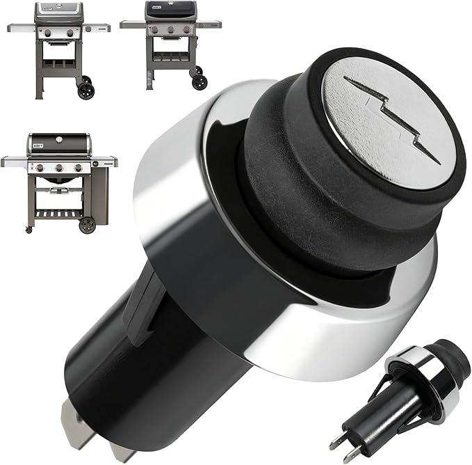 66220 Spirit 2 Igniter Switch for Weber Genesis II & Spirit II Grill GS4 Igniter Button Replacement Spirit II E310 E210 S210 S310 Electronic Ignition, Genesis 2 Grill Ignitor Replacement(2017-Newer)