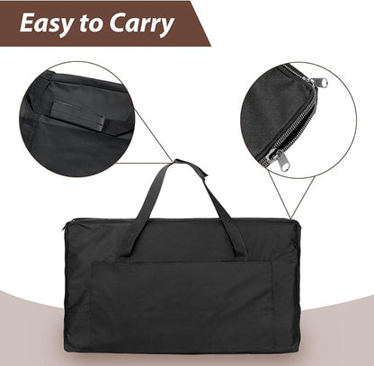 Cast Iron Griddle with Carry Bag for Weber Traveler Grill 9010001 9020001 | 7034 Griddle Insert Replacement Parts for Weber Traveler Portable Grill 9030001 9013001 9011701 Flat Top Griddle Accessories