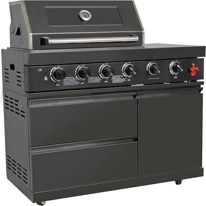 46-inch Propane Gas Grill Four Burners Grill Stainless steel Outdoor Kitchen Islands