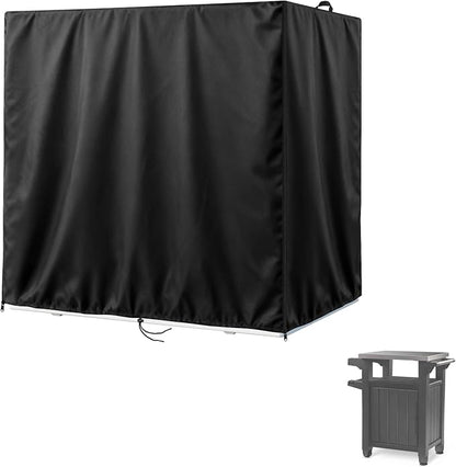 Kasla Outdoor Storage Cabinet Cover, 48"L×30"W×35"H | Heavy-Duty and Waterproof, Fits Storage Shelf, Storage Shed, Deck Box for Kitchen Patio Garden Organization and Storage