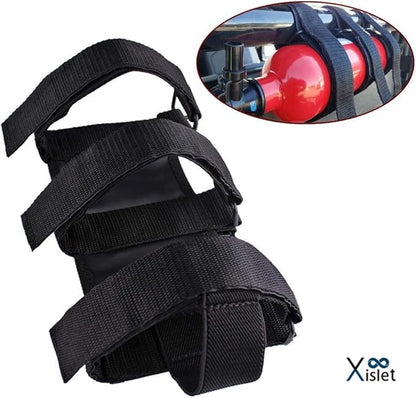 Xislet Offroad Roll Bar Fire Extinguisher Holder Compatible with Polaris UTV RZR Ranger Can-Am Maverick X3 Commander Extinguisher Mount Quick Release