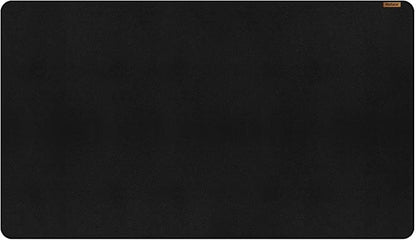 Matace 90x52 Fireproof Grease Mats for Under Outdoor Grill, Extra Large Double-Sided Fire Retardant Silicone Floor Mat for BBQ, Camping Stove, Fire Pit, Waterproof Patio & Deck Protector, Black