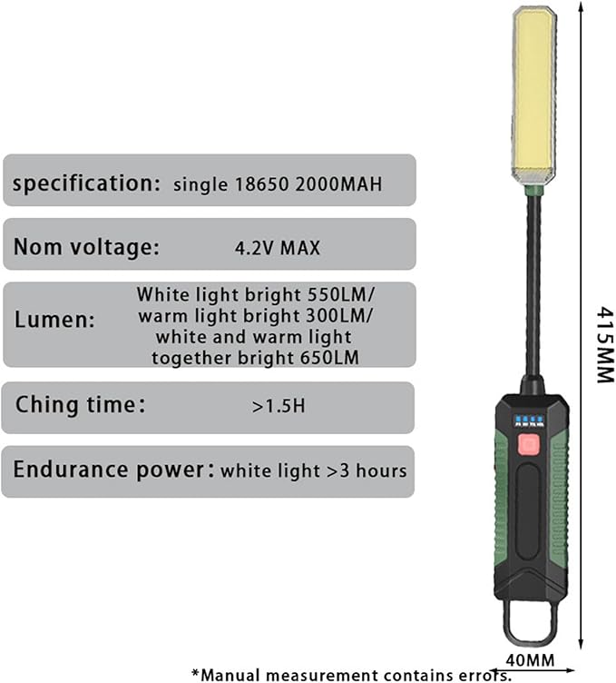 Modifiable Barbecue Light with Minimum Scintillate Modes Five Hundred Fifty 72 Hour Grilling Attractive Base Usb CREATE Fast Charging Kitchen