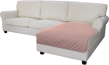 Easy-Going Sectional Couch Covers for Dogs L Shape Sofa Cover Reversible Sofa Slipcover Chaise Lounge Cover Furniture Protector Cover for Pets Dog Cat (42 x 68 inches, Pink/Pink) | Soft Sofa Slipcover For Dogs, Fits Left/Right Chaise Lounge Protector, ...