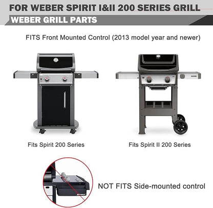 Spirit Grill Replacement Parts 7637 Grates 7635 Flavorizer Bars for Weber Spirit E-210 Grill Parts Weber Spirit I and II 200 Series E210 E220 E215 S210 S220 GS4 Parts Replacement Grates Flavor Bars