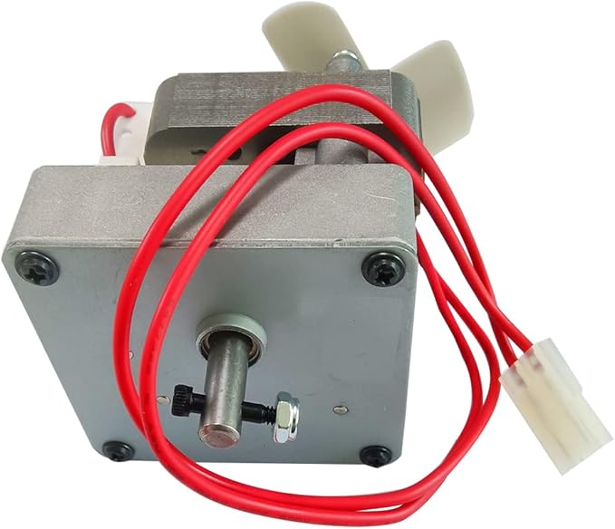 Replacement Auger Motor Parts， Compatible with Traeger, Pit Boss, Camp Chef Wood Pellet Grills Smokers, AC120V 60Hz 2 Pole Universal Feeding Gear，2.0RPM Auger Motor