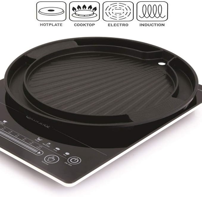 UPIT Korean BBQ Egg Grill Pan, Even Heating and Easy to Clean, Perfect for Pork Belly