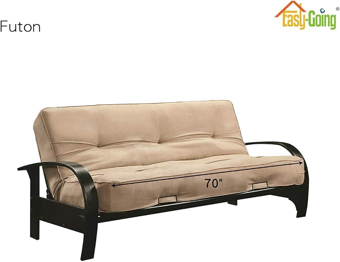 Easy-Going Reversible Couch Cover, Large Futon Sofa, Greyish Green/Beige | Machine Washable Slipcover For Dogs, Water Resistant Furniture Mat For Living Room, Non-Slip Sofa Cover, Pet Friendly