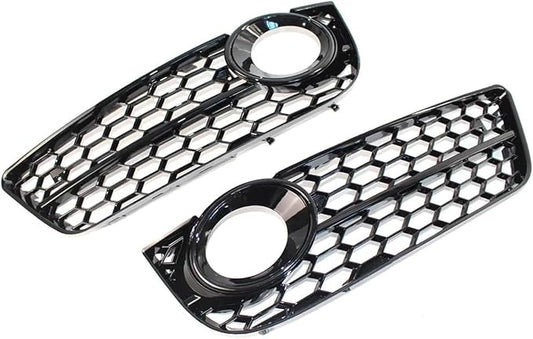 Fog Lamps Cover for A5 for Coupe Front Bumper Fog Light Grille Cover Honeycomb Mesh Grill Left Right