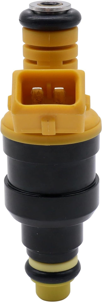 HiSport Fuel Injector 0280150943 4Holes 1PC Compatible with Ford, Lincoln, Mercury Vehicles 4.6L 5.0L 5.4L 5.8L E150, E250, E350, F150, F250, F350, Mustang Expedition Thunderbird Replaces 0280150939