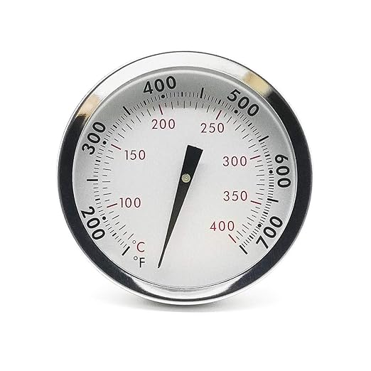67088 67731 Accurate Grill Thermometer for Weber Genesis 300, Genesis II & Summit Series Grills, Genesis E/S 310 330 Temperature Gauge, Thermostat Replacement for Weber, Center Mount, 2-3/8” Diameter