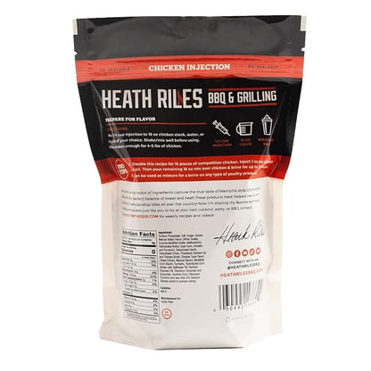 Chicken Injection & Brine with Beef Injection, Heath Riles Meat Injector, Award Winning Chicken Injector & Chicken Brines, Made in the USA