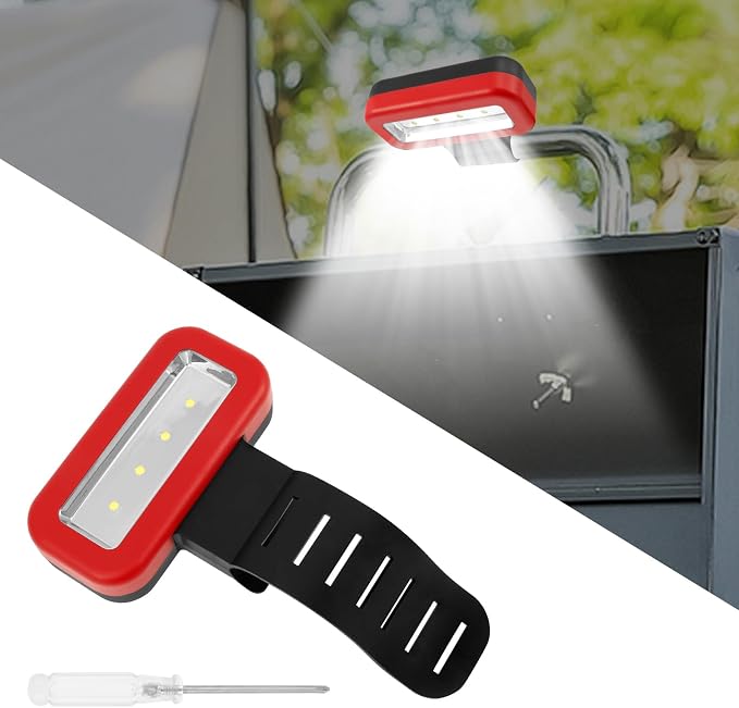 Grill Light, LED Grill Lights for Outdoor Grill, Super-Bright BBQ Light, 3 Adjustable Brightness Work Light for Camping Hiking, Waterproof Heat-Resistant Smoker BBQ Grilling Accessories Gifts for Men