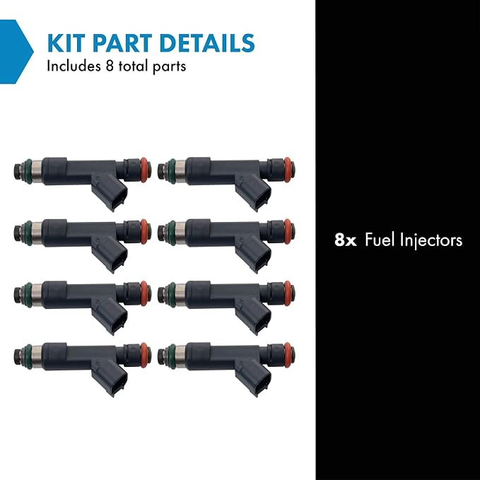 TRQ Fuel Injector Set | For 2010-2014 Ford F-150 2011-2014 F-250 Super Duty F-350