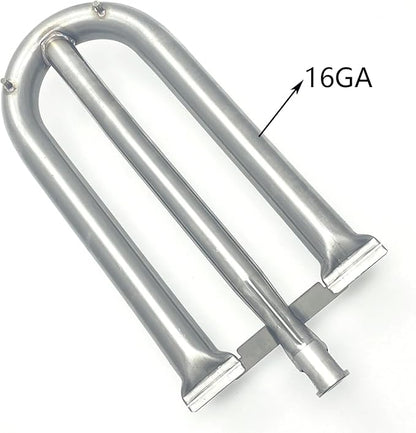 Heavey-Duty Stainless Steel 3-Piece Burner Replacement Parts for AOG, American Outdoor 24NB 24NG 24NP 24PC 30NB 30PC 36NB 36PC Gas Grills 14.5" x 6.25"