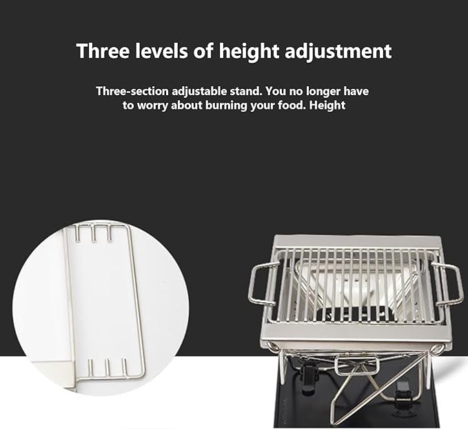 Camping Grills,Folding Outdoor Cooking Gear | Small Charcoal Grill | for Hiking Picnics Tailgating Park Party Garden Cooking Picnics