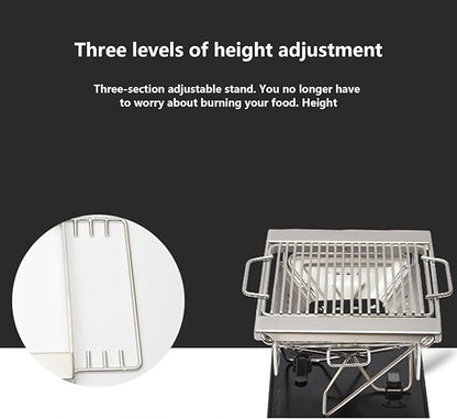 Camping Grills,Folding Outdoor Cooking Gear | Small Charcoal Grill | for Hiking Picnics Tailgating Park Party Garden Cooking Picnics