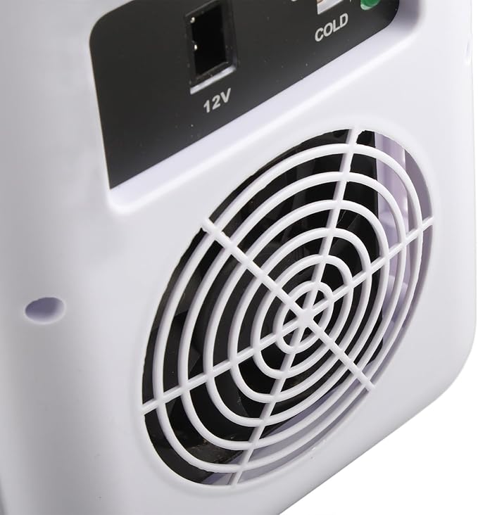 Portable Mini Fridge, 50W Monocrystalline Solar Panel DC18V Solar Powered Car Refrigerator, Fast Cooling Compact Freezer with Battery Box Connector Cable for Camping Outdoor