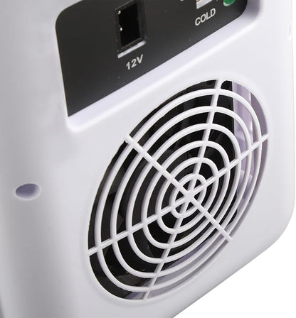 Portable Mini Fridge, 50W Monocrystalline Solar Panel DC18V Solar Powered Car Refrigerator, Fast Cooling Compact Freezer with Battery Box Connector Cable for Camping Outdoor