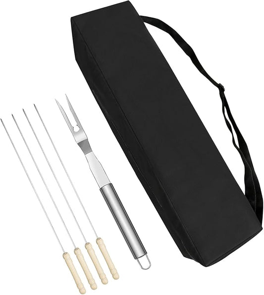 Grilling Bags, Storage and Transport Backpack, Oxford Cloth for Grill Utensils, Foldable for Camping and Hiking BBQ