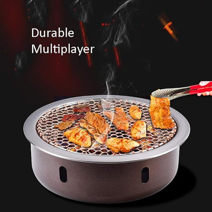 BBQ Barbeque Barbecue Grill,Charcoal Grill,High-end Barbecue Grill,Split Type,Indoor and Outdoor,4-8 People,5 Styles (Color : E)