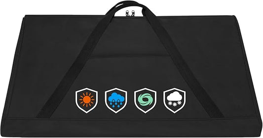 Griddle Storage Bag fit for Weber 6789 Full Size and Weber Genesis 400 Series Griddle Insert, Durable Handles and Thickened Bottom, Black