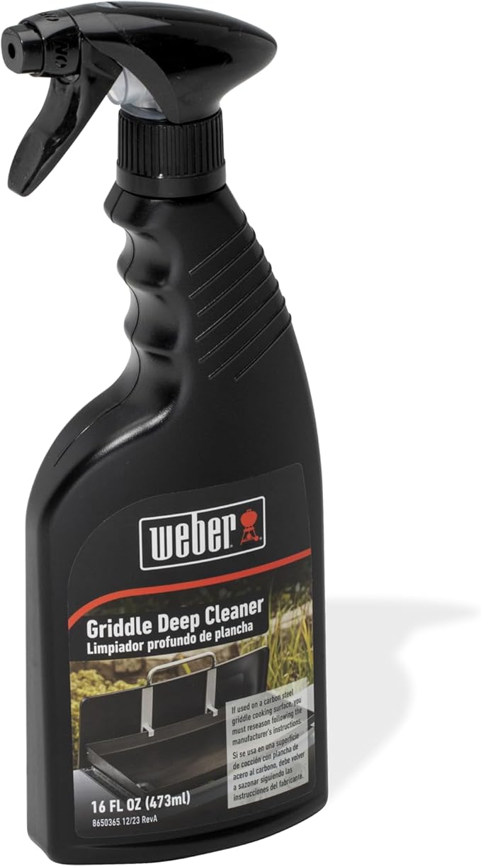 Weber Griddle Deep Cleaner – Powerful Burnt‑On Grease & Residue Remover for Flat‑Top Griddles, Side Tables & Outdoor Grill Surfaces - Griddle Accessory