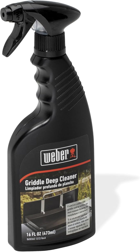 Weber Griddle Deep Cleaner – Powerful Burnt‑On Grease & Residue Remover for Flat‑Top Griddles, Side Tables & Outdoor Grill Surfaces - Griddle Accessory