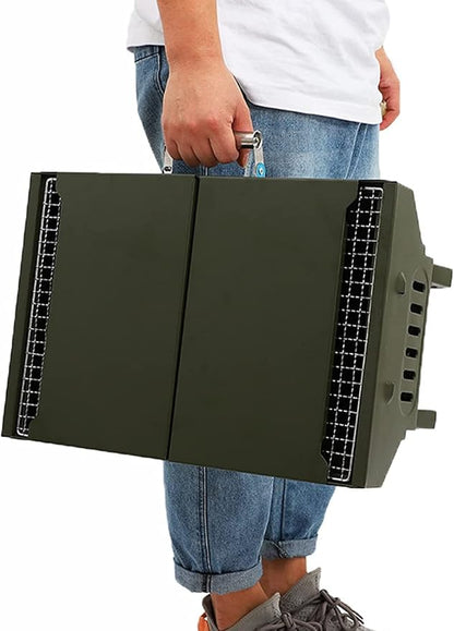 Camping Barbecue Grill Charcoal Barbecue Grill Foldable BBQ Grill Rack Portable Camping BBQ Grill Bracket Barbecue Accessories Barbecue Charcoal Grill