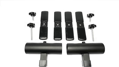| Patio Umbrella Holder | 2 Piece Split Design | Outdoor Umbrella Base and Mount | Attaches to Railing Maximizing Patio Space and Shade