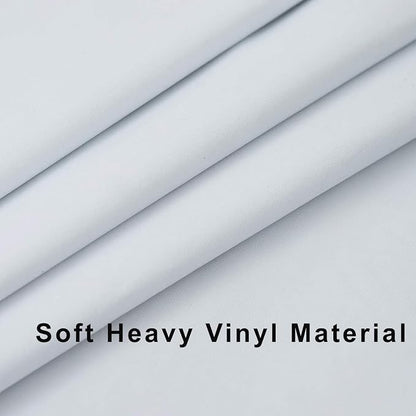 LIBERECOO Round Vinyl Fitted Tablecloth with Flannel Backing Elastic Edge Table Cover Waterproof Stain-Resistant Wipeable Tablecloths Fits 57-65" Round Tables