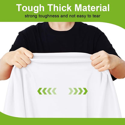 Smiry Round Spandex Tablecloth, Elastic Fitted Washable Tablecloths for 25"-30" Tables, Waterpoof Stretch Picnic Table Cover for Dining, Indoor and Outdoor, White