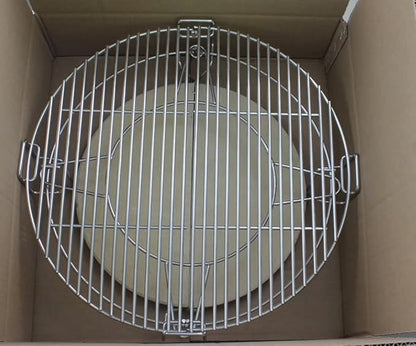 London Sunshine BBQ Smoker Kamado Divide and Conquer for Junior Series