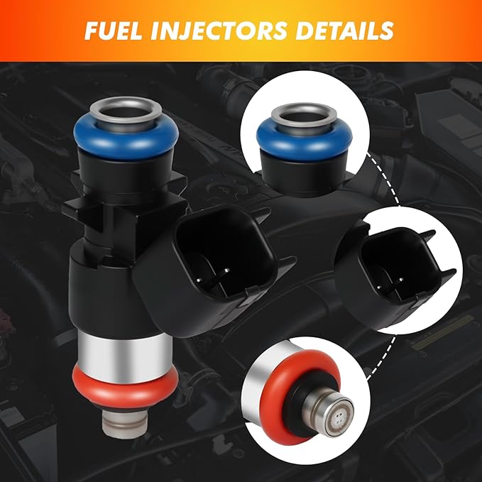 2014-2017 Fuel Injector Compatible for Jeep Cherokee 3.2L V6 2014, 2015, 2016, 2017, Replace 0280158313 4627794AA
