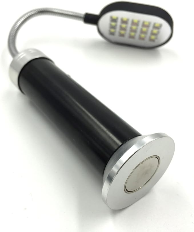 Magnetic Barbecue BBQ Light Set for Grilling - 2PCS, Black(Include 6 AAA Alkaline Batteries)