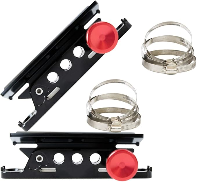 2PCS Vehicle Universal Roll Bar Bottle / Fire Extinguisher Holder Mount Compatible with for Jeep Wrangler Gladiator Ford Bronco UTV Polaris RZR Can Am ATV,Adjustable, Aluminum