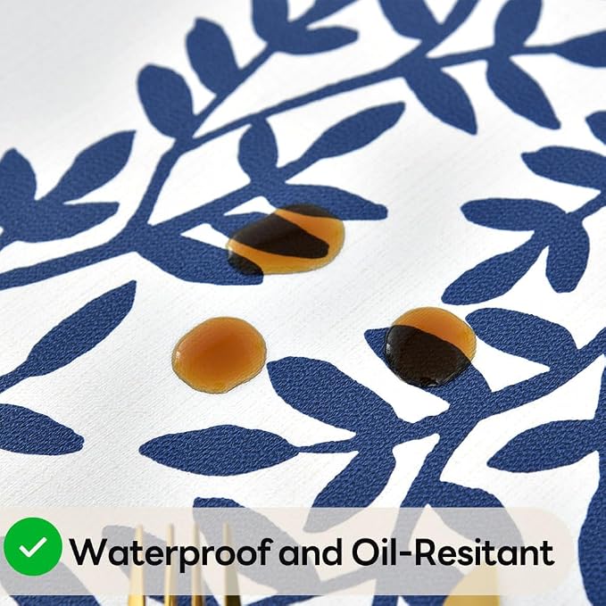 Wipeable Waterproof Tablecloth Vinyl Tablecloths for Rectangle Tables Heavy Duty PVC Tablecloth for Kitchen Dining Table(Rattan, 78'' x 54'')