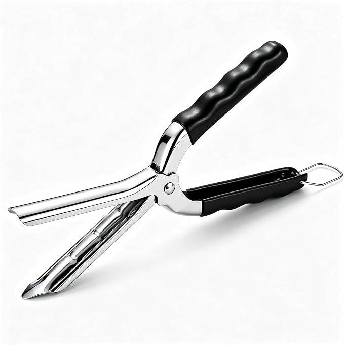 Rib Membrane Removal Tool Rib Prep Skinner for BBQ & Kitchen Meat | Quick Rib Membrane Peeler, Full-Wrapped Anti-Slip Handle, Food-Grade 304 Stainless Steel, Dishwasher Safe for Grilling