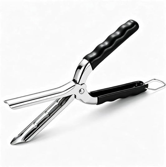 Rib Membrane Removal Tool Rib Prep Skinner for BBQ & Kitchen Meat | Quick Rib Membrane Peeler, Full-Wrapped Anti-Slip Handle, Food-Grade 304 Stainless Steel, Dishwasher Safe for Grilling