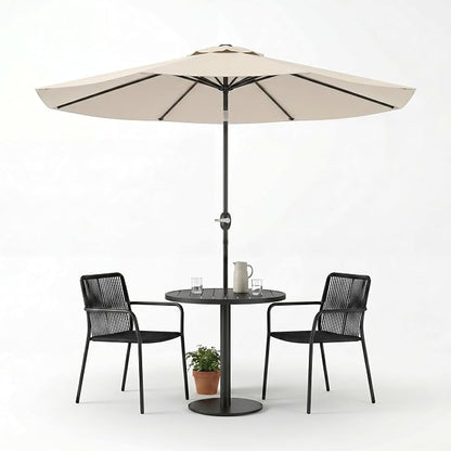 Greesum 9FT Outdoor Patio Umbrella, Table Umbrella for Yard, Market, Heavy-Duty Waterproof Pool Umbrella with 8 Sturdy Ribs, UV Protection for Beach, Deck, Garden, Backyard
