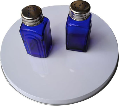 Ritadeshop Burner Covers for Electric Stove (White, Round 8/10'')