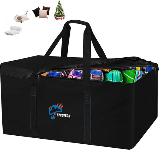 SIRUITON Cushion Storage Bag 600D Oxford,Waterproof,51.2" L x 15.7" W x 23.6" H