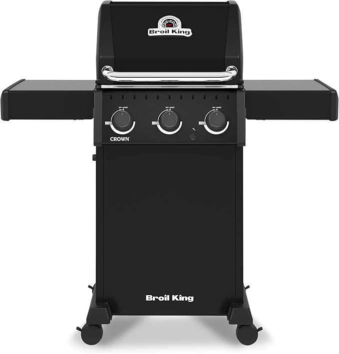 Broil King 864054 Crown 310, Liquid Propane (LP), Black