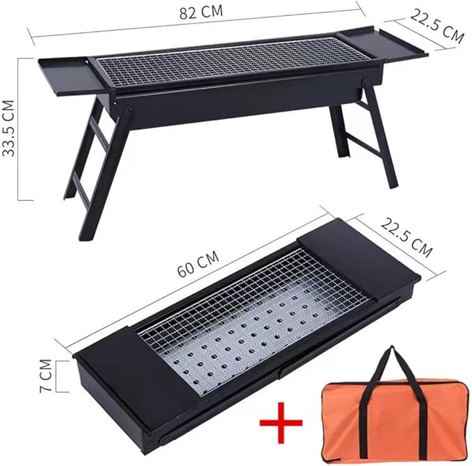 Outdoor Smokeless Barbecue Grill Rack For Home Folding Multifunctional Charcoal Stove
