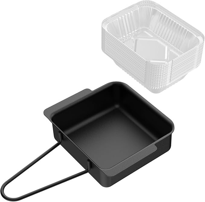 Nexgrill Grill Drip Pan & Grease Catcher Cup for 720-0830H,D/EH, 720-0882A, 720-0888/N Models - Holder Drip Tray with 15 Aluminum Foil Liners