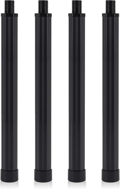 4 Pack Folding Camping Table Legs, 14" Aluminum Alloy Replacement Legs 26" & 30" Camping Tables, Black