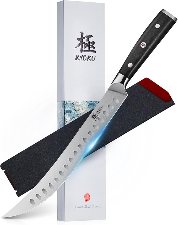 KYOKU Samurai Series Knife Japanese Style1 (Scimitar Knife, 10")